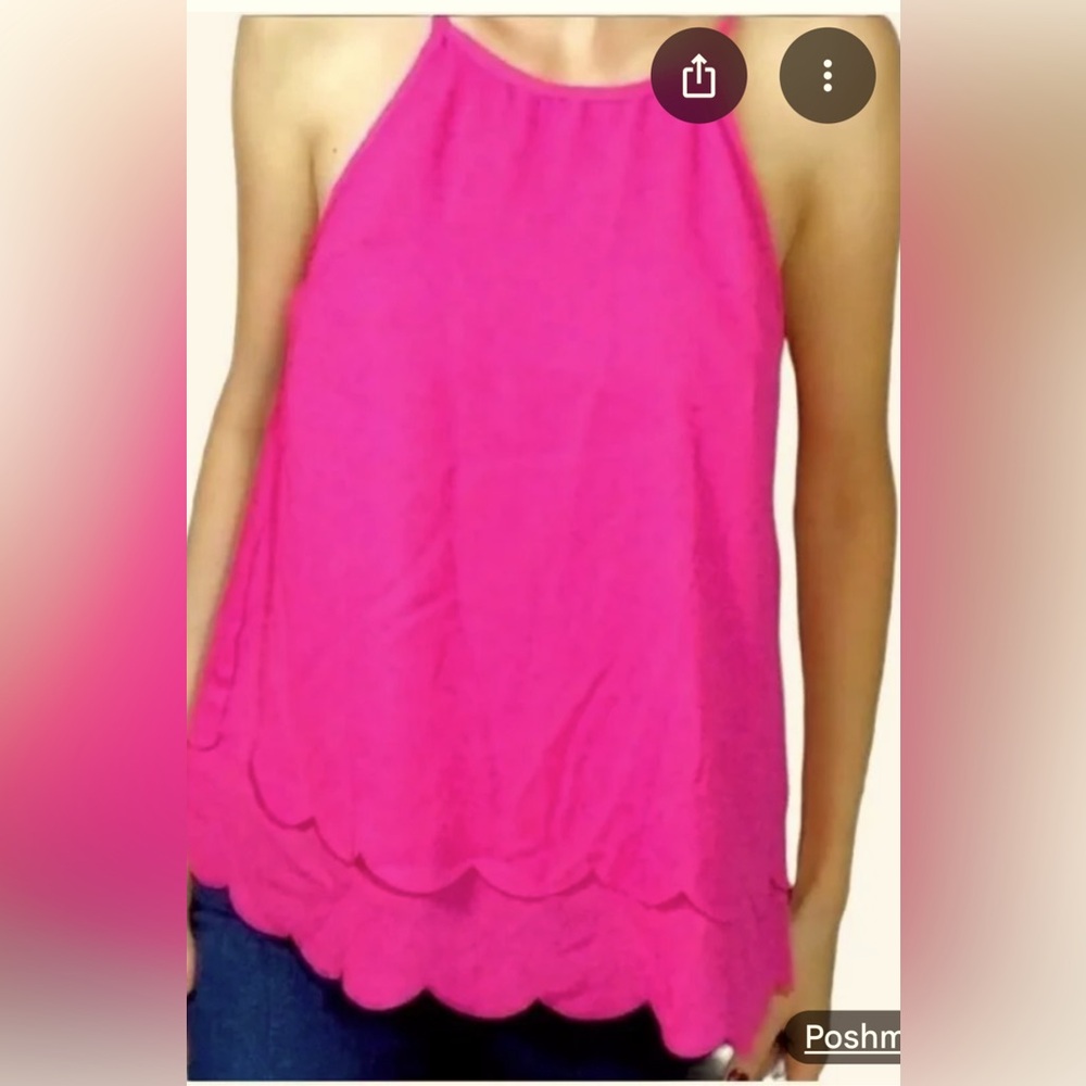 Women's Pink Halter Top